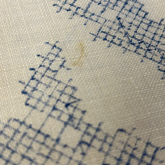 Vintage Stamped Linen Floral Table Runners Unfinished Project 41x13.5 - Picture 6 of 6